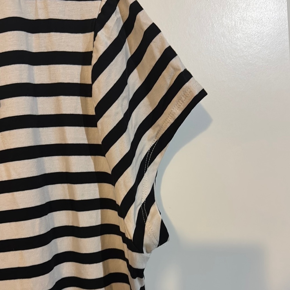 a new day Black and White Striped Midi Dress - Picture 4 of 5